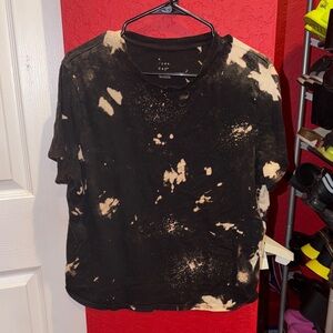 a new day Black and Cream Short Sleeve Tee